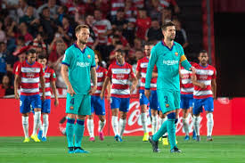 Nonton live streaming granada vs barcelona. Granada 2 0 Barcelona La Liga Champions Stunned As Lionel Messi Fails To Inspire Comeback London Evening Standard Evening Standard