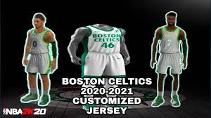The atlanta hawks will honour the life and work of dr. Custom Boston Celtics 2020 2021 City Edition Jersey Manual Tutorial Nba2k20v98 Youtube