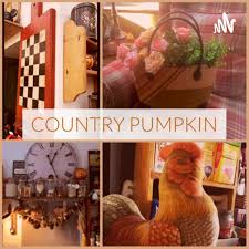 Country Pumpkin - Prim, Cottage Core Décor, The Odd and Unusual
