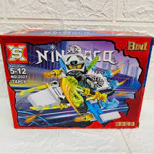 Đồ chơi xếp hình non lego Ninjago SX 2021 trọn bộ 8 hộp cỡ trung lắp ráp  máy bay Ninja Minifigures Okino Season phần 12 chính hãng 300,000đ