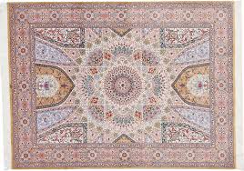 7x5 pure silk tabriz persian rugs qom