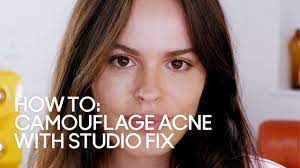 how to camouflage acne with studio fix