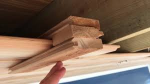 installing cedar tongue and groove