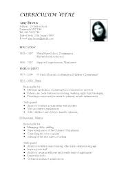Sample Cv Formats For Freshers Resume Format To Write A Writing Best