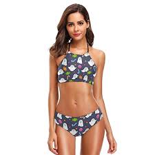 Amazon Com Lollipop Candy Swimwear Bikini Beachwear Two