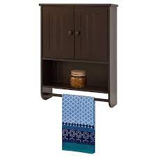 Shop for woodworking tools, plans, finishing and hardware online at rockler. Espresso Bathroom Wall Cabinet Cupboard With Towel Bar Fastfurnishings Com