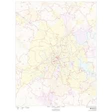 nashville tennessee zip codes by map