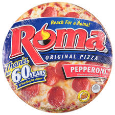 roma pepperoni 11 inch original pizza