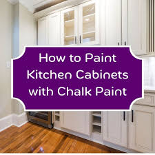 how to paint kitchen cabinets with