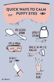 10 ways to de puff eyes according to