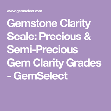 Gemstone Clarity Scale Gemstone Information Gems