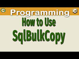 cl sqlbulkcopy from data sqlclient