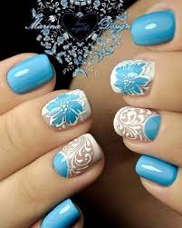 42 classy white nail art ideas. 65 Blue Nail Art Ideas Nenuno Creative