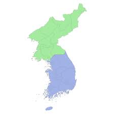 quality political map of south korea