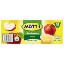 mott s applesauce apple