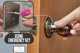 how to unlock a door with a hole