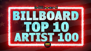 Billboard Artist 100 Top 10 Aritsts Usa November 16 2019 Chartexpress