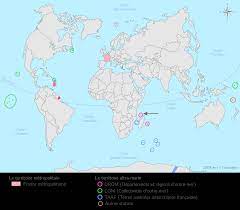 Compléter la carte des territoires ultramarins français - 3e - Exercice  fondamental Géographie - Kartable