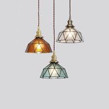 vintage pendant lights glass lamp loft