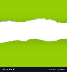 green torn paper borders background