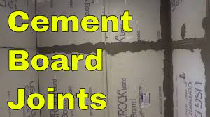 taping cement board joints step by step