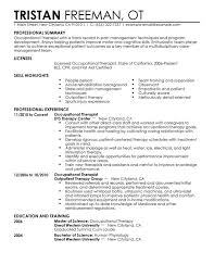 Functional Resume Format For Physical Therapist