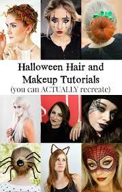 halloween hair and makeup ideas