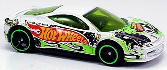 Hot wheels branded race cars are some of the coolest liveries out there and this ferrari is no exception. Ferrari 458 Italia 70mm 2010 Hot Wheels Newsletter