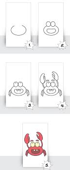 Four cute images of animals, cartoon vector set. Basic Cute Aesthetic Drawings Easy