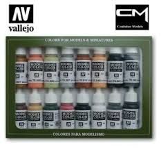 Details About Vallejo Model Color 70 107 Wwii German Color Set 16x17ml Acrylic Paints Chart