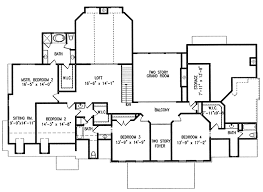5 Bed Traditional House Plan With Two