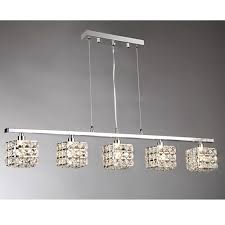 Unbranded Sandra 5 Light Chrome Indoor Crystal Chandelier With Shade Rl8087 The Home Depot