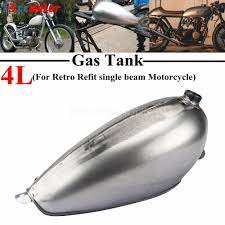 retro motorcycle oil gas fuel tank for