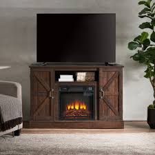 50 Electric Fireplace Tv Stand W Doors
