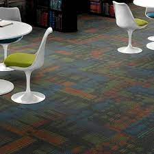 polished pvc shaw carpet tile