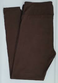 Details About Tc2 Lularoe Leggings Solid Deep Taupe Dark Brown Rare Nwt 28