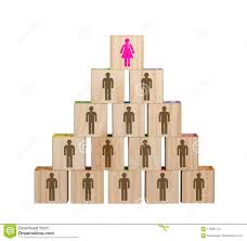 Modern Organization With Women In Senior Positions Stock