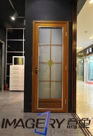 frosted opaque glass door
