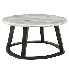 Nspire Contemporary Faux Marble Round