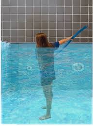 four aquatic therapy exercises using