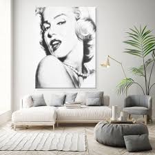 Marilyn Monroe Canvas Print Modern Wall
