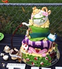 Alice in wonderland cake, smash cake, cookies & cupcakes. Coolest Homemade