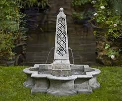 Outdoor Fountain Materials Stone