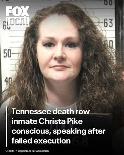 Christa Pike conscious after failed Tennessee execution