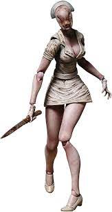 Amazon.com: Good Smile Silent Hill 2: Bubble Head Nurse Figma Action  Figure, White and Tan : Toys & Games