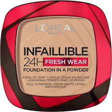 l oréal infallible 24h fresh wear powder foundation 120 vanilla 9g