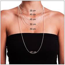 When choosing your preferred necklace to measure, keep in mind that a chain will be slightly heavier with the weight of a pendant on it. Jewelry Size Chart The Plush Shop