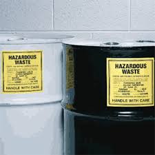 hazardous waste storage tank
