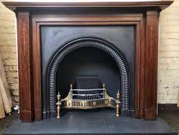 Antique Edwardian Mahogany Fire Surround