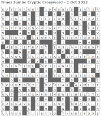 times jumbo crossword lucian poll s